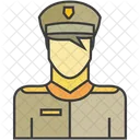 Policia Hombre Avatar Icono