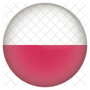 Polonia Bandera Icono