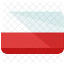 Polonia Bandera Pais Icono