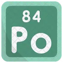 Polonio Tabla Periodica Quimicos Icono