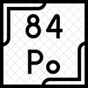 Polonium Periodic Table Chemistry Icône