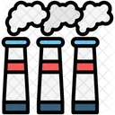 Poluicao Atmosferica Emissoes De Carbono Residuos Industriais Ícone