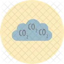 Poluicao Nuvem Dioxido De Carbono Ícone