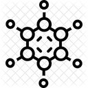 Polymer Molecular Substance Icône