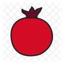 Pomegranate Food Vegetable Icon