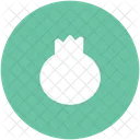 Pomegranate Spherical Fruit Icon