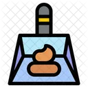 Poop Cat Litter Box Icon