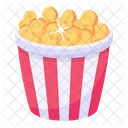 Popcorn Unterhaltung Snacks Symbol