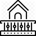 현관 발코니 데크 아이콘