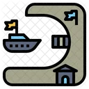 Port Harbor Dock Icon