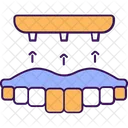 Portable Denture Denture Fixation Icône