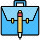 Briefcase Pen Portfolio Icon