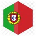 Portugal Pais Bandera Icono