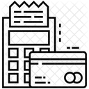 Cash Till Invoice Machine Pos Terminal Icon
