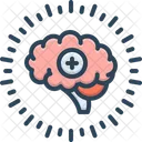 Positive Think Brain Icon