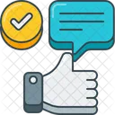 Positive Feedback Feedback Review Icon