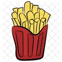 French Fries Potato Fries Fries Box Icon