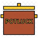 Potluck Food Gathering Icon