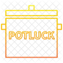 Potluck Food Gathering Icon