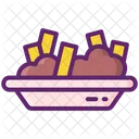 Poutine French Fries Icon