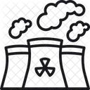 발전소 원자력 발전소 공장 아이콘