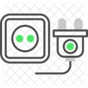 전원 단자  아이콘