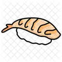 Prawn Nigiri Sushi Asian Icon