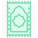 Prayer Mat Duotone Line Icon 아이콘