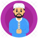 Worship Praying Man Muslim Man Icon