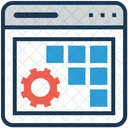 Preferences Layout Wireframe Icon