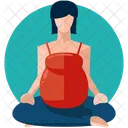 Pregnancy Yoga Icon