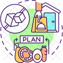 Prepared meal plan  Icon