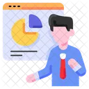 Presentation Business Man Icon