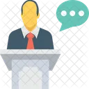 Speech Lecture Presentation Icon