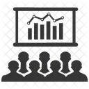 청중 사업가 회의 아이콘