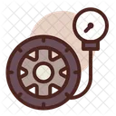 Pressure Tire Pressure Measure Tire Pressure Icon