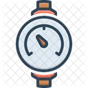 Pressure Meter Manometer Ammeter Icon