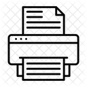 印刷機、プリンター、コピー機 アイコン