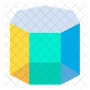 Geometry Hexagonal Prism Icon