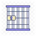 Prison Bars Police Cell Jail Security Icon