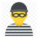 Prisoner Inmate Robber Icon