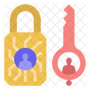 Private Key Cryptography Encryption Password Icon