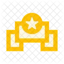 Prize Ribbon Star Icon