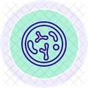 Probiotic Black Outline Icon Icon