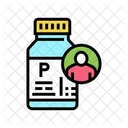 Probiotics Container Container Bottle Icon