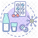 Probiotics for microbiome  Icon