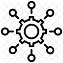 Processing Forming Process Flow Icon