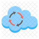 Nuvem Dados Processamento Ícone