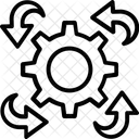 Processing Elaboration Manufacturing Icon