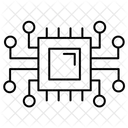 Processor Ic Integrated Circuit Icon